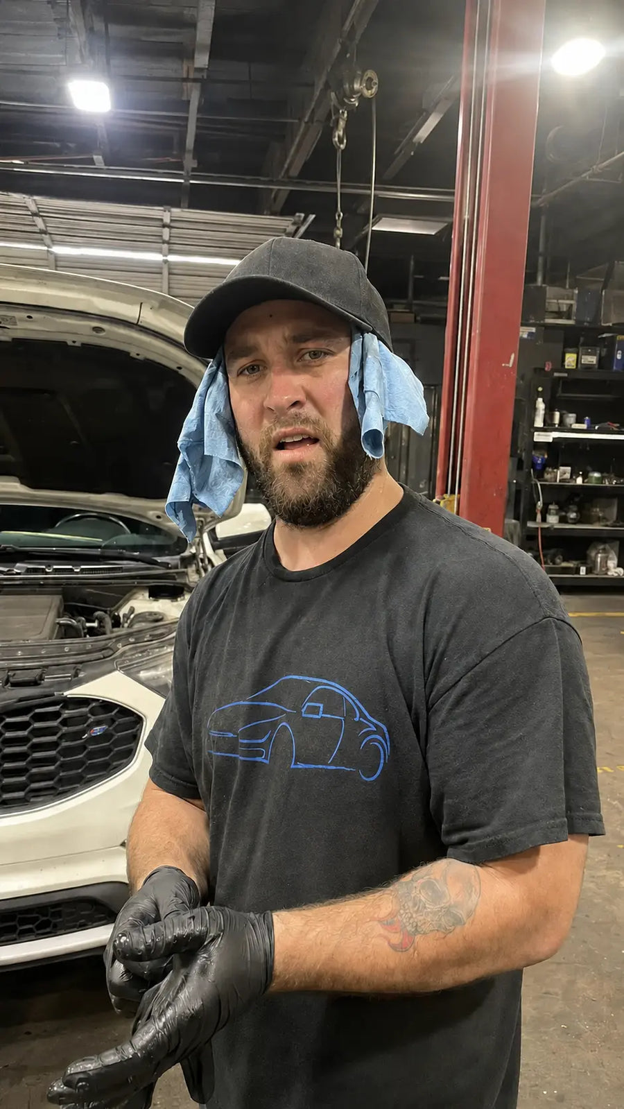 Mechanic at work