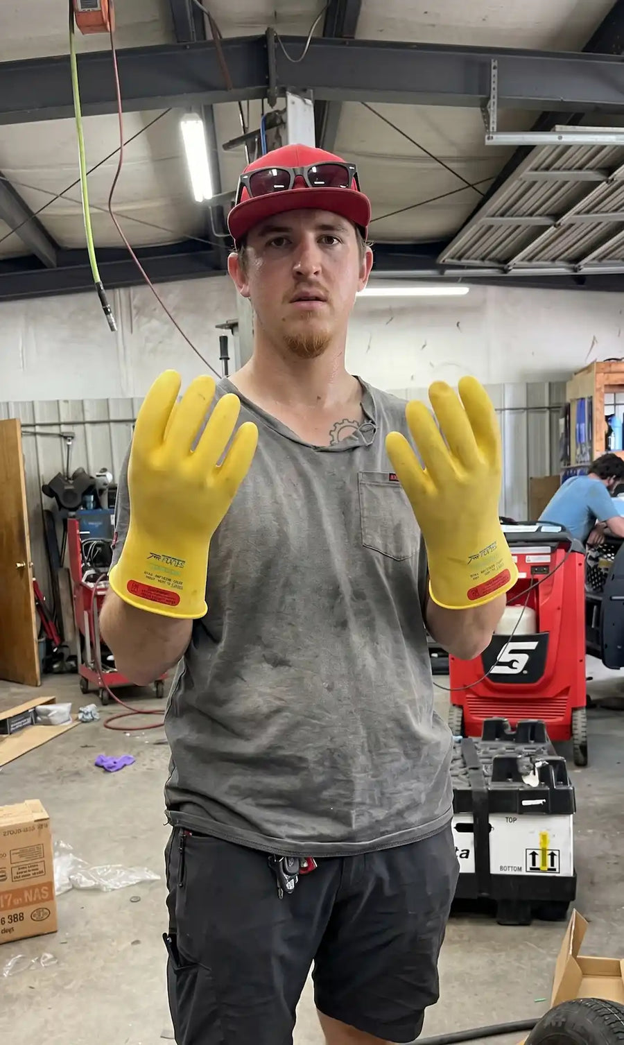Mechanic at work