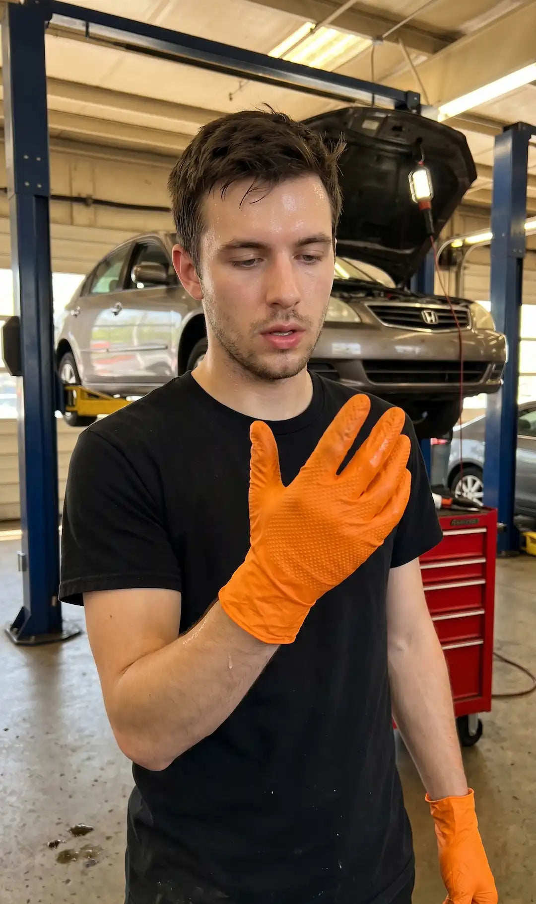 Mechanic at work
